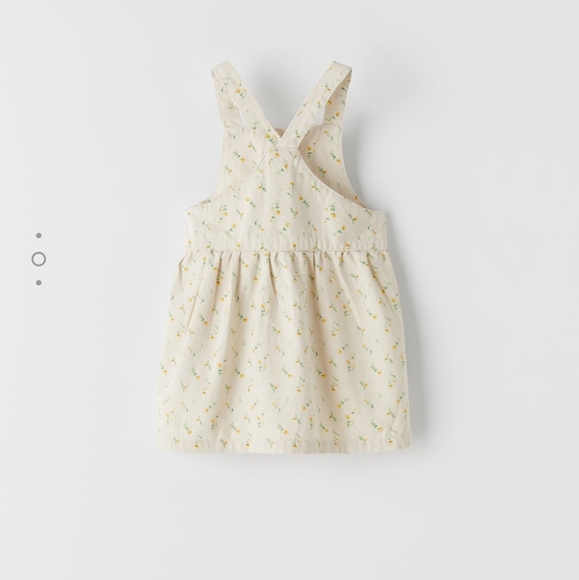 Zara Floral Twill Dress - Picture 3 of 4